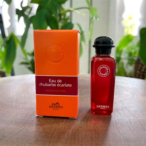 eau de rhubarbe hermes samples|Hermes rhubarbe ecarlate.